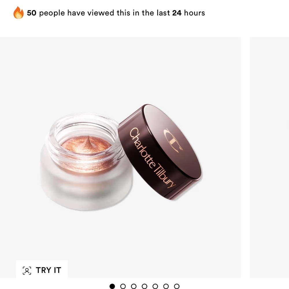 Charlotte Tilbury Cream Eyeshadow - Shimmering Bronze